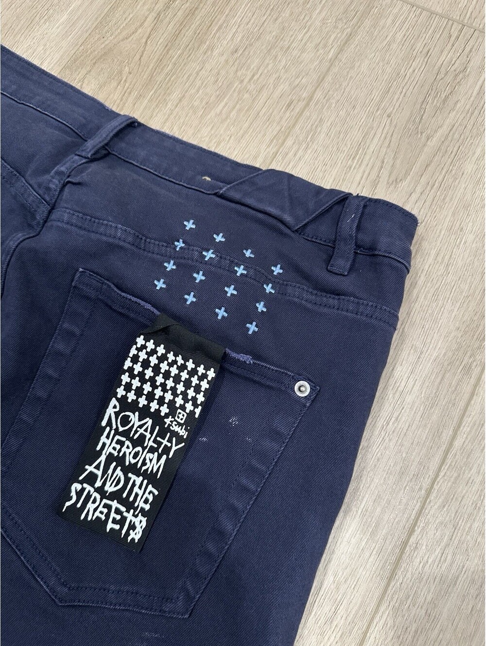 Ksubi Chitch NFT Navy Wash Jean SIZE 36 - Picture 11 of 15